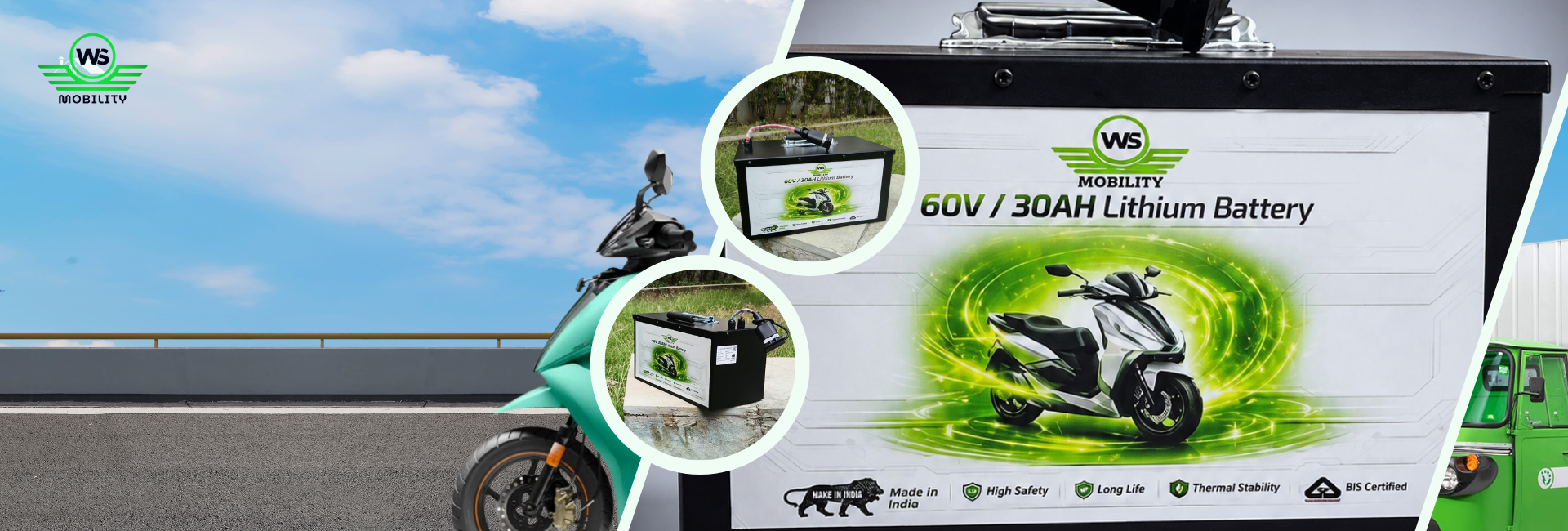 WS Mobility 60V 30Ah Lithium Battery Special Offer